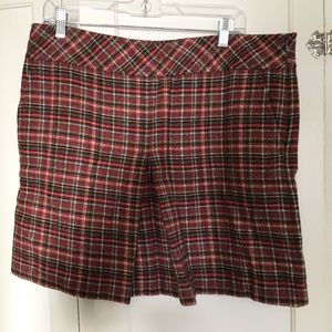 Ann Taylor Loft wool mini skirt size 12